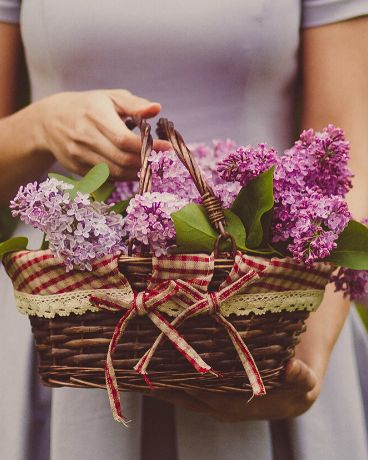 Designer's Choice Basket Flower Arrangement