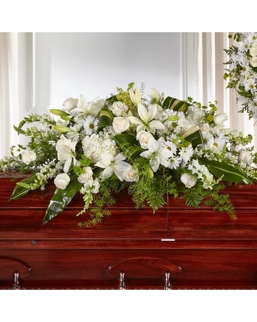 Abundance Casket Spray Flower Arrangement