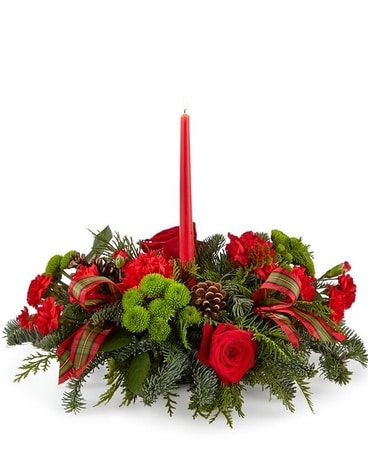 Holiday Traditions Flower Arrangement
