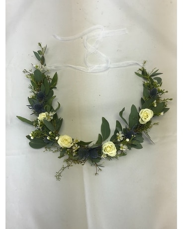 Dog Floral Crown Flower Arrangement