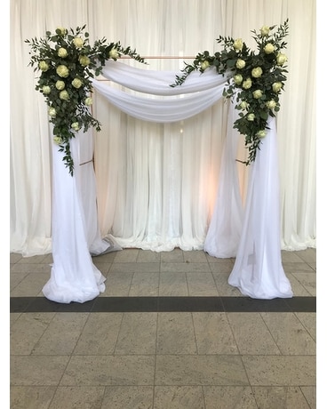 Archway Decorations Flower Arrangement