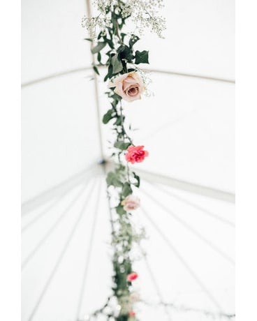 Flowers In A Tent Flower Arrangement