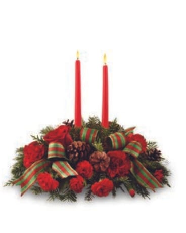 Holiday Classic Centrepiece Flower Arrangement