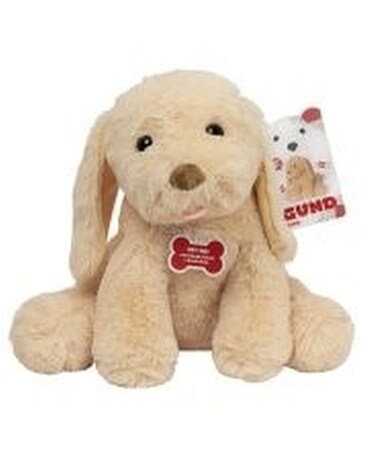 GUND Animated My Pet Puddles Puppy Flower Arrangement