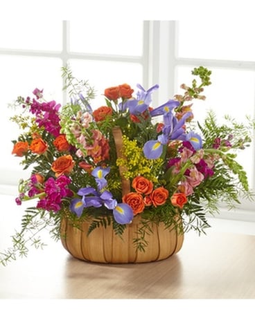 The FTD® Garden of Life™ Basket Flower Arrangement