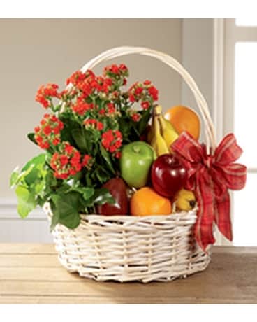 The FTD® Garden's Paradise™ Basket Flower Arrangement