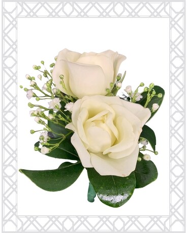Midnight Rose Boutonniere