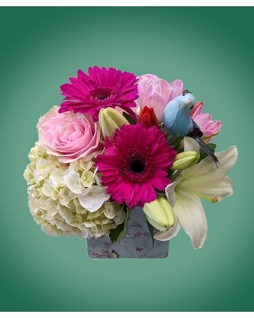 Modern Song of Spring Flower Arrangement