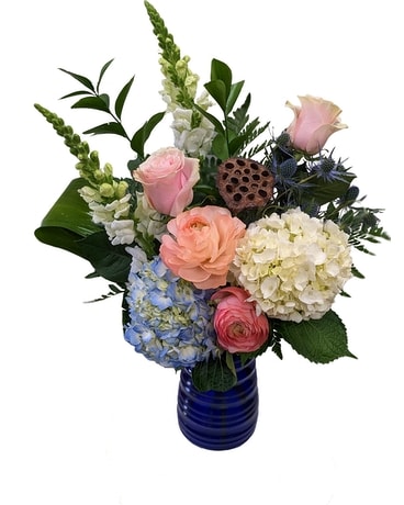 Blue Blossom Flower Arrangement