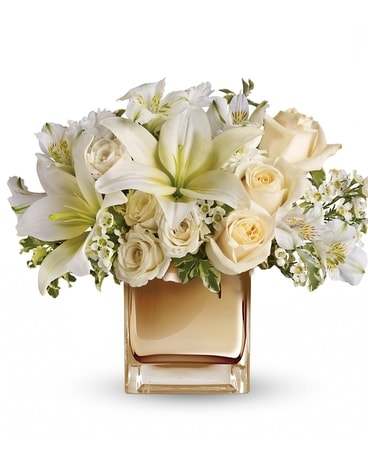 Touch of Gold Flower Arrangement