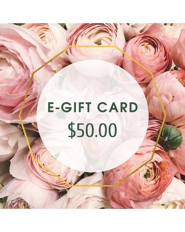E-Gift Card Flower Arrangement