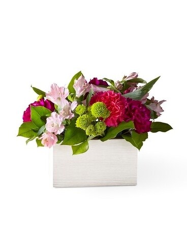 Cheerful Delight Flower Box Flower Arrangement