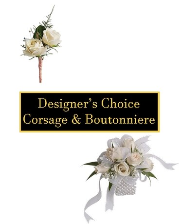 White Package Flower Arrangement