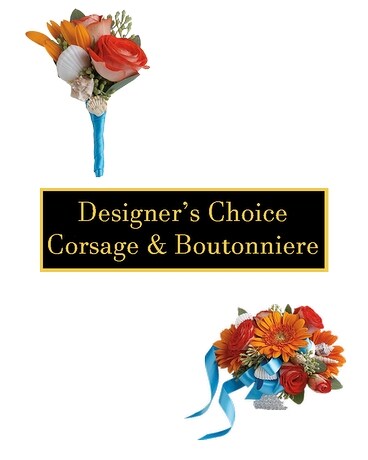 Orange Package Flower Arrangement