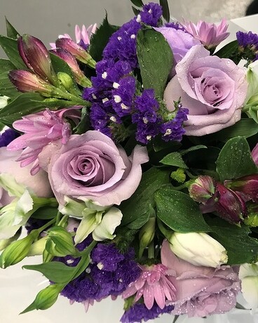 Luscious Lavender Flower Arrangement