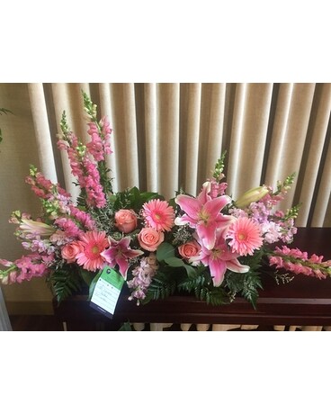 pink glazed Flower Arrangement