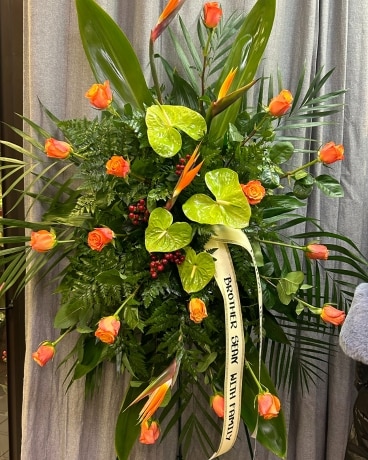 Tropical Farewell Flower Arrangement