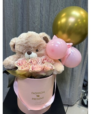 Pink Surprise Flower Arrangement
