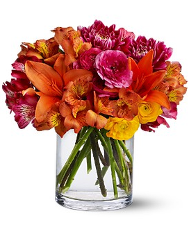 Watercolor Wonder Flower Arrangement