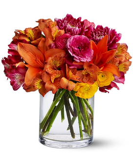 Watercolor Wonder Flower Arrangement