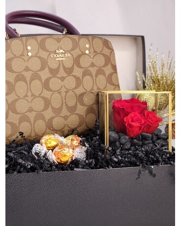 Coach bag gift set Gift Basket