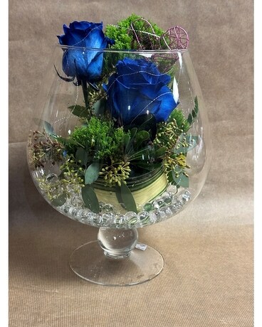 Eternelles Bleues Flower Arrangement