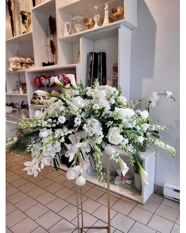 Finest Farewell Funeral Casket Spray Flowers