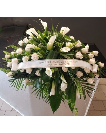 Remembrance Funeral Casket Spray Flowers