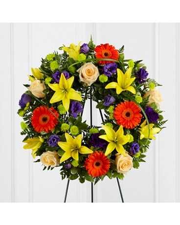 The FTD® Radiant Remembrance™ Wreath Wreath