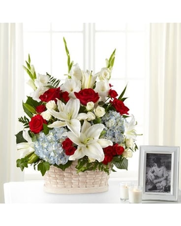 The FTD® Greater Glory™ Basket Basket Arrangement
