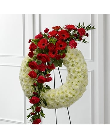 The FTD® Graceful Tribute™ Wreath Wreath