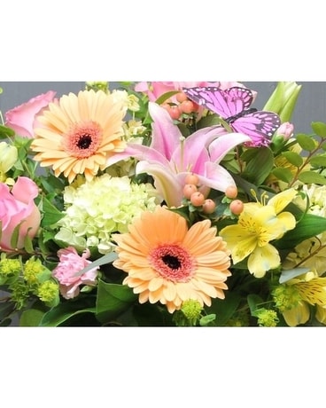 The Hot Bouquet Flower Arrangement