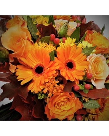 INSPIRATION DU FLEURISTE COULEURS D'AUTOMNE Bouquet