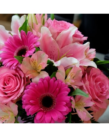Florist's Choice . Pink Flowers Bouquet