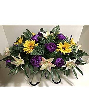Headstone Arrangements Flower Arrangement