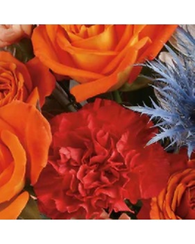 Warm Delight Designer's Choice Flower Arrangement