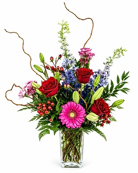 Growing Wild Vase Flower Arrangement