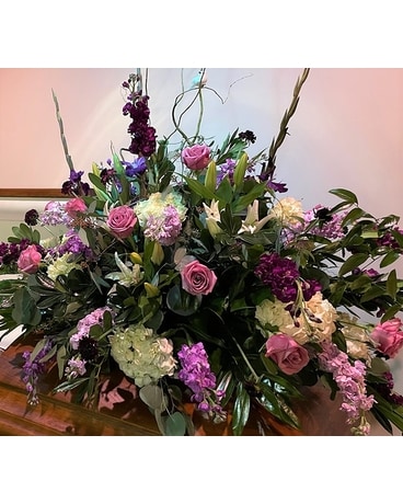 Heavens Flowers (Labeled Shades of Pink in Book) Sympathy Arrangement