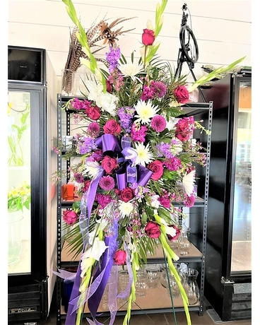 For The Love of Lavender Sympathy Arrangement