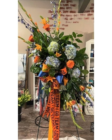 Auburn Spray Sympathy Arrangement