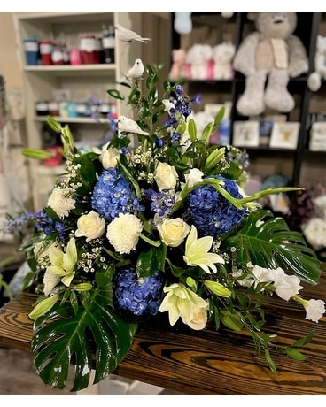 Peaceful Doves Sympathy Arrangement