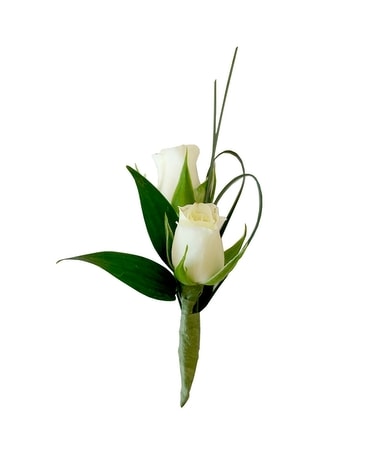 White Mini-Roses Flower Arrangement