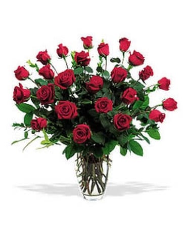 Two Dozen Red Roses-Out of Town Flower Arrangement