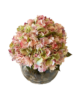 Permanent Pink Hydrangea by Cactus Flower Flower Arrangement
