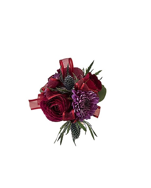 corsage for a burgundy dress Dried Flower Corsage main image 0