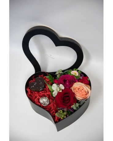 Chocolate Heart Box Custom product