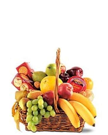 Classic Fruit Basket Basket Arrangement
