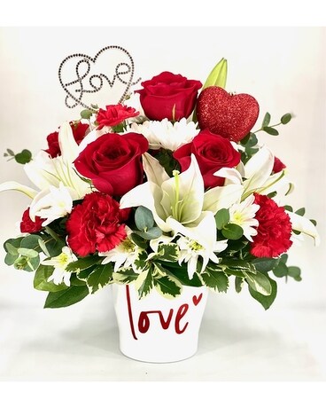 Love by East Arrowhead Flowers Flower Arrangement