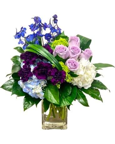Midnight Blues by East Arrowhead Flowers Flower Arrangement