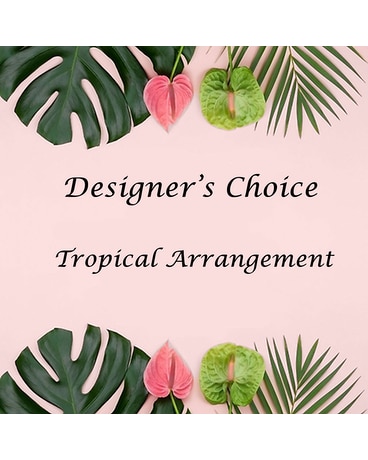 Designer's Choice Tropical Premium Arrangement Flower Arrangement